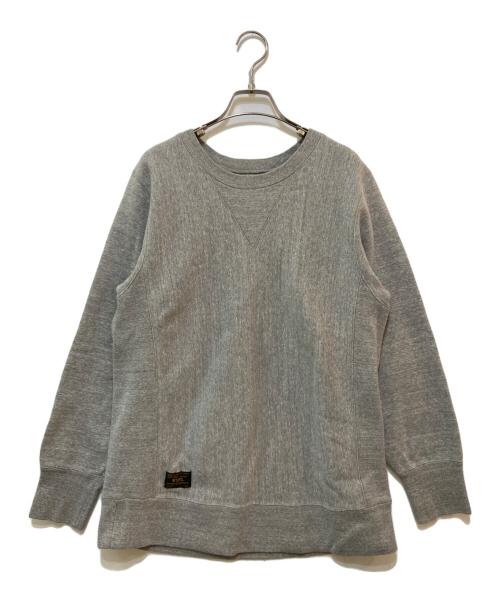 WTAPS（ダブルタップス）WTAPS (ダブルタップス) クルーネックスウェット グレー サイズ:Mの古着・服飾アイテム