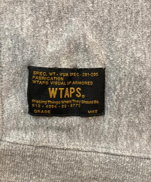 WTAPS（ダブルタップス）WTAPS (ダブルタップス) クルーネックスウェット グレー サイズ:Mの古着・服飾アイテム