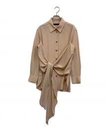 ROKH（ロク）の古着「TIE KNOT BLOUSE」｜ピンク