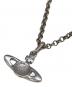 Vivienne Westwood (ヴィヴィアンウエストウッド) ミニバスレリーフオーブネックレス シルバー：10000円