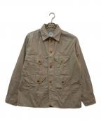 POST O'ALLSポストオーバーオールズ）の古着「クルーザージャケット」｜ベージュ