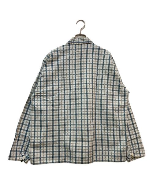 POST O'ALLS（ポストオーバーオールズ）POST O'ALLS (ポストオーバーオールズ) チェックシャツ ネイビー サイズ:Mの古着・服飾アイテム