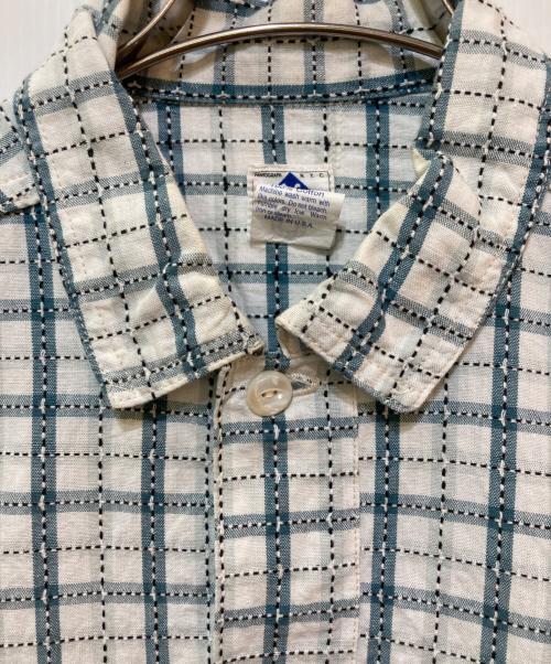 POST O'ALLS（ポストオーバーオールズ）POST O'ALLS (ポストオーバーオールズ) チェックシャツ ネイビー サイズ:Mの古着・服飾アイテム