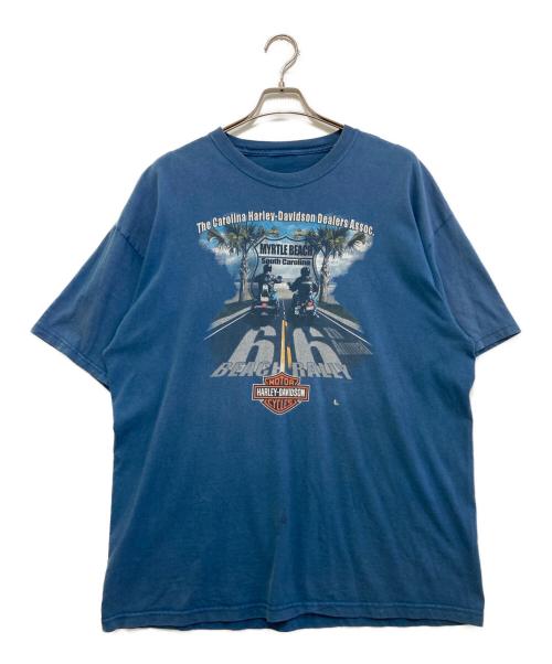 HARLEY-DAVIDSON（ハーレーダビッドソン）HARLEY-DAVIDSON (ハーレーダビッドソン) プリントTシャツ ネイビー サイズ:-の古着・服飾アイテム