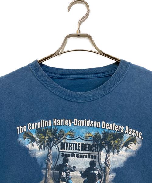 HARLEY-DAVIDSON（ハーレーダビッドソン）HARLEY-DAVIDSON (ハーレーダビッドソン) プリントTシャツ ネイビー サイズ:-の古着・服飾アイテム
