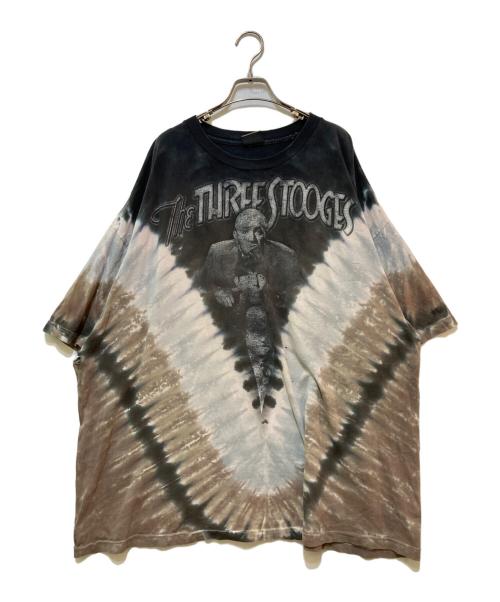 LIQUID BLUE（リキッドブルー）LIQUID BLUE (リキッドブルー) THE THREE STOOGESタイダイTシャツ ブラック サイズ:サイズ表記なしの古着・服飾アイテム