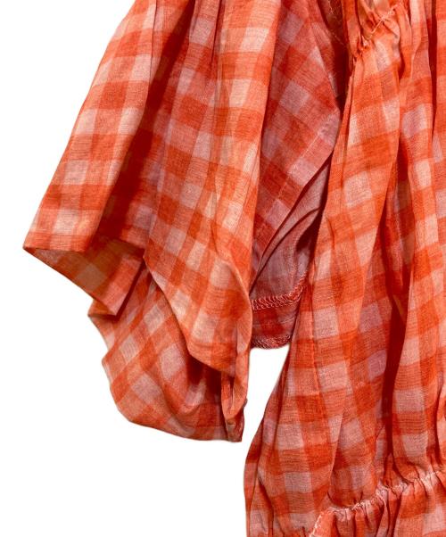 COMME des GARCONS tricot（コムデギャルソントリコ）COMME des GARCONS tricot (コムデギャルソントリコ) チェックブラウス ピンク サイズ:Mの古着・服飾アイテム