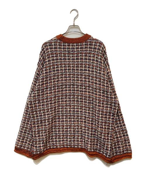 MAISON SPECIAL（メゾンスペシャル）MAISON SPECIAL (メゾンスペシャル) プライムオーバクルーネックニットプルオーバー ブラウン サイズ:2の古着・服飾アイテム