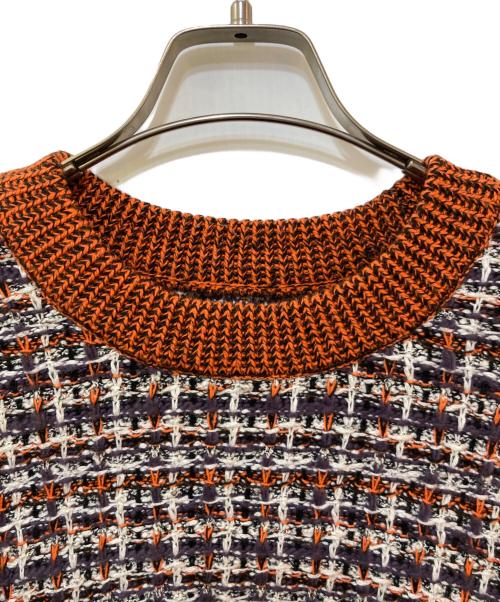 MAISON SPECIAL（メゾンスペシャル）MAISON SPECIAL (メゾンスペシャル) プライムオーバクルーネックニットプルオーバー ブラウン サイズ:2の古着・服飾アイテム