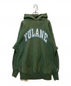 Champion REVERSE WEAVEチャンピオン リバース ウィーブ）の古着「90`sリバースウィーブパーカー」｜グリーン