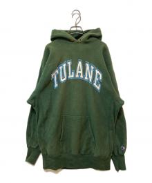 Champion REVERSE WEAVE（チャンピオン リバース ウィーブ）の古着「90`sリバースウィーブパーカー」｜グリーン