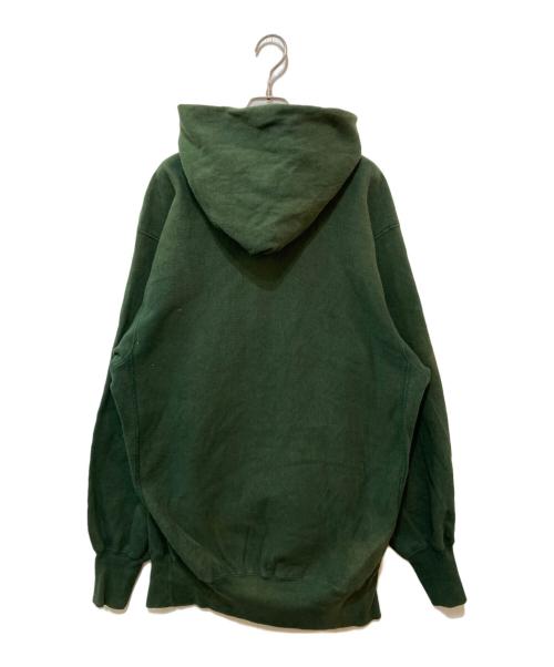 Champion REVERSE WEAVE（チャンピオン リバース ウィーブ）Champion REVERSE WEAVE (チャンピオン リバース ウィーブ) 90`sリバースウィーブパーカー グリーン サイズ:XXLの古着・服飾アイテム