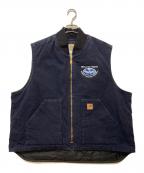 CarHarttカーハート）の古着「ダックベスト」｜ネイビー