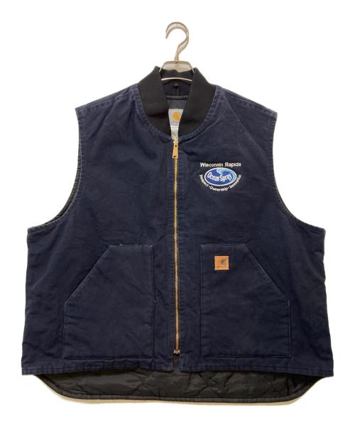 CarHartt（カーハート）CarHartt (カーハート) ダックベスト ネイビー サイズ:2XLの古着・服飾アイテム