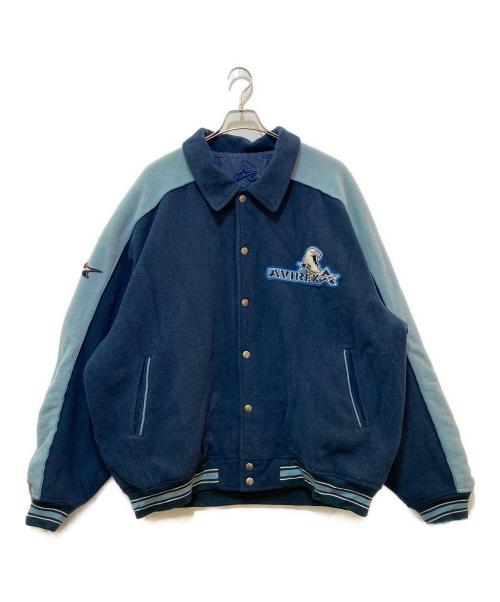 AVIREX（アヴィレックス）AVIREX (アヴィレックス) 00‘s ウールバーシティージャケット ネイビー サイズ:3XLの古着・服飾アイテム