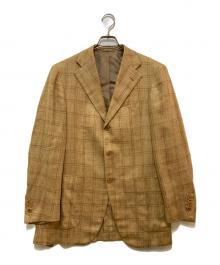 sartoria partenopea（サルトリアパルテノペア）の古着「シルクリネンジャケット」｜ベージュ