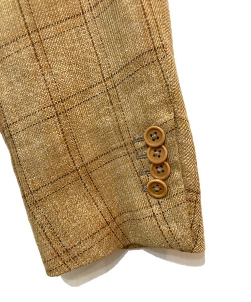 sartoria partenopea（サルトリアパルテノペア）sartoria partenopea (サルトリアパルテノペア) シルクリネンジャケット ベージュ サイズ:46の古着・服飾アイテム