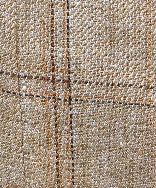 sartoria partenopea（サルトリアパルテノペア）sartoria partenopea (サルトリアパルテノペア) シルクリネンジャケット ベージュ サイズ:46の古着・服飾アイテム