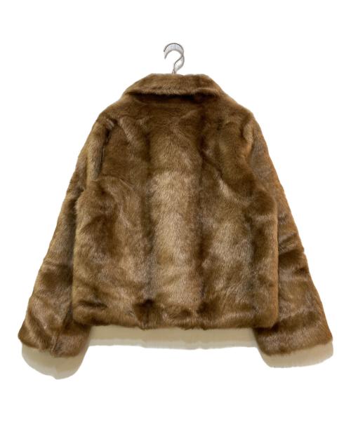 HAVELESS（ハブレス）HAVELESS (ハブレス) MILA FAUX FUR JACKET CAMEL ブラウン サイズ:サイズ表記なしの古着・服飾アイテム