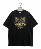 KENZOケンゾー）の古着「タイガー刺繍Tシャツ」｜ブラック