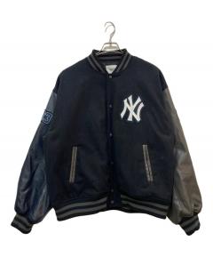 中古・古着通販】KEBOZ (ケボズ) スタジャン ネイビー サイズ:LARGE