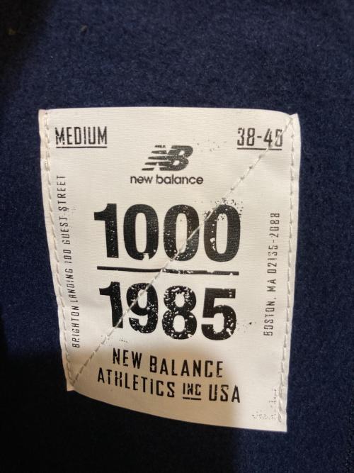 NEW BALANCE（ニューバランス）NEW BALANCE (ニューバランス) 1000 Sweatshirt Full Zip Hoodie ネイビー サイズ:M 未使用品の古着・服飾アイテム