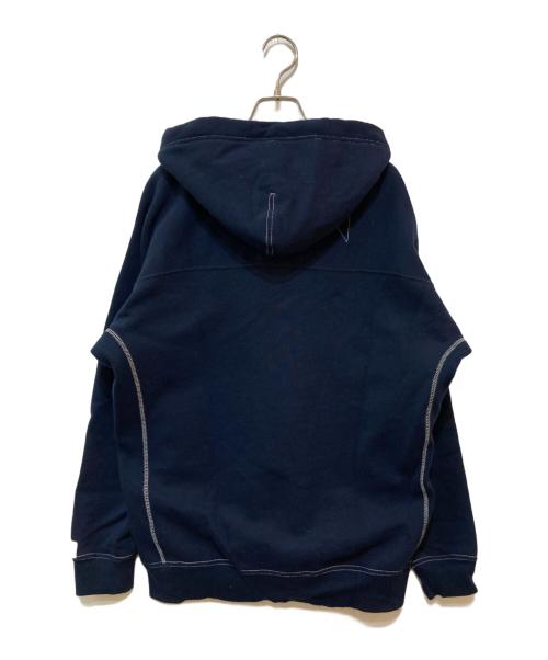 NEW BALANCE（ニューバランス）NEW BALANCE (ニューバランス) 1000 Sweatshirt Full Zip Hoodie ネイビー サイズ:Mの古着・服飾アイテム