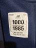 中古・古着 NEW BALANCE (ニューバランス) 1000 Sweatshirt Full Zip Hoodie ネイビー サイズ:M：6000円