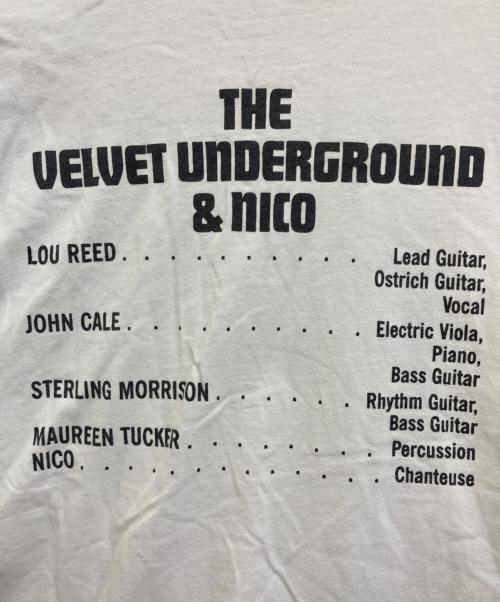 SUPREME（シュプリーム）SUPREME (シュプリーム) The Velvet Underground & Nico Tee ホワイト サイズ:Lの古着・服飾アイテム