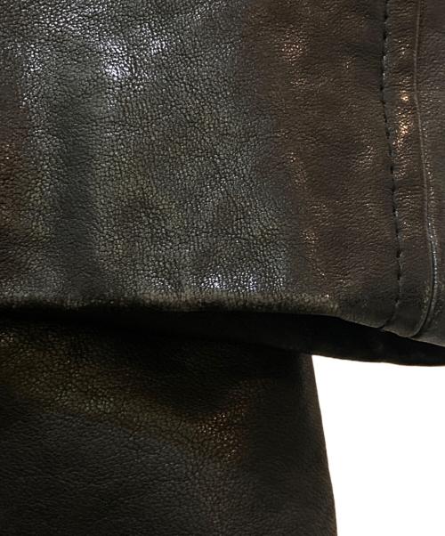 COMOLI（コモリ）COMOLI (コモリ) LAMB LEATHER COAT Q03-04005 ブラック サイズ:2の古着・服飾アイテム