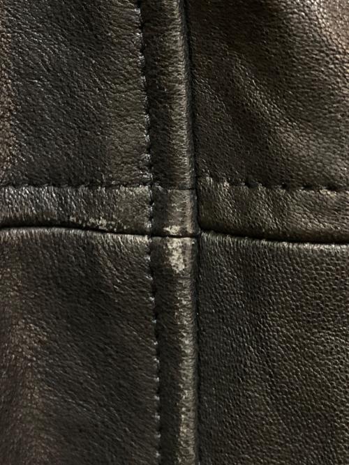 COMOLI（コモリ）COMOLI (コモリ) LAMB LEATHER COAT Q03-04005 ブラック サイズ:2の古着・服飾アイテム