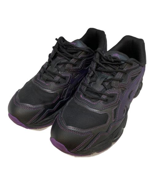 asics（アシックス）asics (アシックス) Needles (ニードルズ) GEL-NYC　1201B008-001 パープル×ブラック サイズ:26.5の古着・服飾アイテム