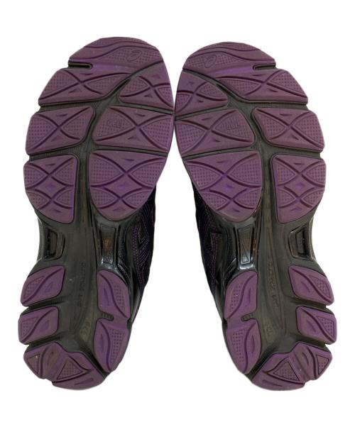 asics（アシックス）asics (アシックス) Needles (ニードルズ) GEL-NYC　1201B008-001 パープル×ブラック サイズ:26.5の古着・服飾アイテム