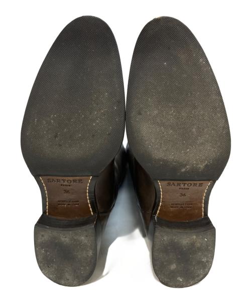 SARTORE（サルトル）SARTORE (サルトル) ロングブーツ ブラウン サイズ:36の古着・服飾アイテム
