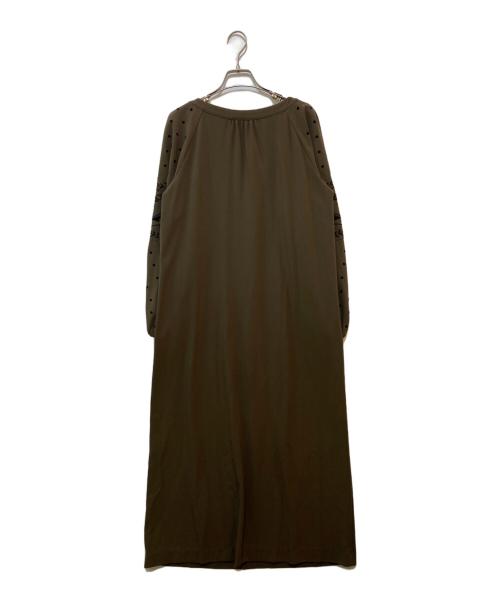 GRACE CONTINENTAL（（グレースコンチネンタル）GRACE CONTINENTAL (（グレースコンチネンタル) 刺繍ワンピース ブラウン サイズ:サイズ表記なしの古着・服飾アイテム