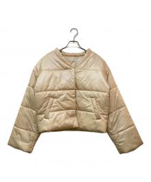 TODAYFUL（トゥデイフル）の古着「Cocoon Batting Jacket」｜ベージュ