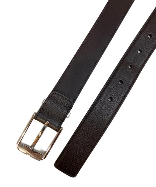 GUCCI（グッチ）GUCCI (グッチ) Leather Belt　793760 ブラウンの古着・服飾アイテム
