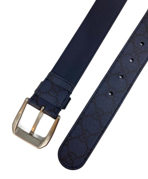 GUCCI（グッチ）GUCCI (グッチ) GGスプリームベルト　673921 ネイビーの古着・服飾アイテム