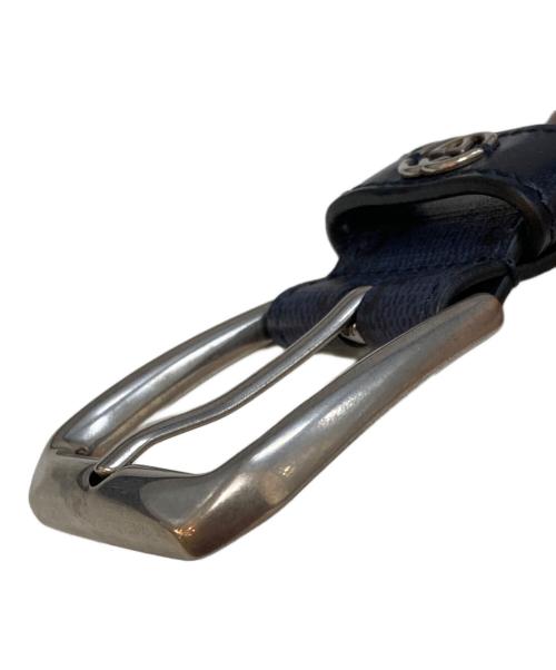 GUCCI（グッチ）GUCCI (グッチ) GGスプリームベルト　673921 ネイビーの古着・服飾アイテム