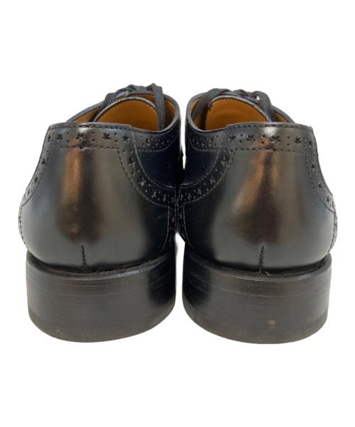 GUCCI（グッチ）GUCCI (グッチ) GG Logo Derby Shoes　750310 ブラック サイズ:81/2の古着・服飾アイテム