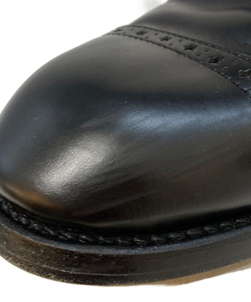 GUCCI（グッチ）GUCCI (グッチ) GG Logo Derby Shoes　750310 ブラック サイズ:81/2の古着・服飾アイテム