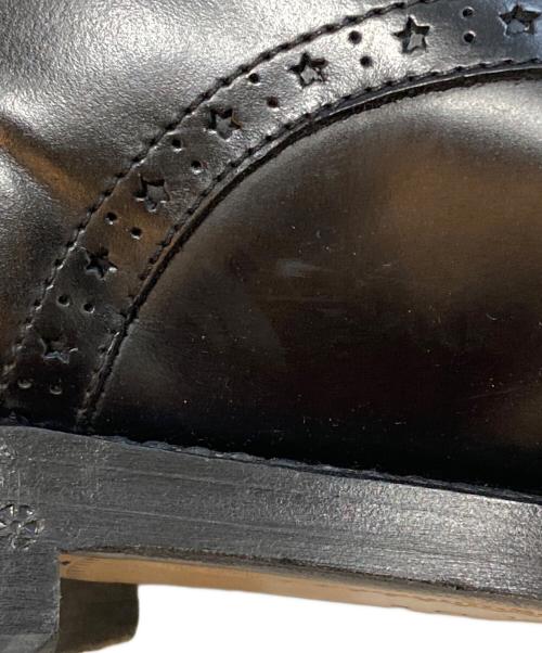 GUCCI（グッチ）GUCCI (グッチ) GG Logo Derby Shoes　750310 ブラック サイズ:81/2の古着・服飾アイテム