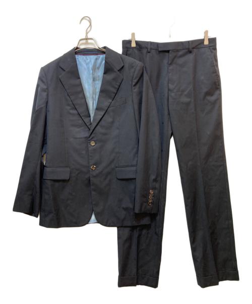 GUCCI（グッチ）GUCCI (グッチ) ストレートフィット ハチ ギャバジン スーツ ブラック サイズ:7-46Rの古着・服飾アイテム