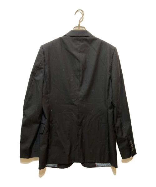 GUCCI（グッチ）GUCCI (グッチ) ストレートフィット ハチ ギャバジン スーツ ブラック サイズ:7-46Rの古着・服飾アイテム
