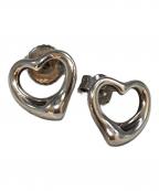 TIFFANY & Co.ティファニー）の古着「オープンハートピアス」｜シルバー
