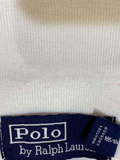 POLO RALPH LAUREN（ポロ・ラルフローレン）POLO RALPH LAUREN (ポロ・ラルフローレン) Ron Herman (ロンハーマン) 別注Polo Shirt ホワイト サイズ:XLの古着・服飾アイテム