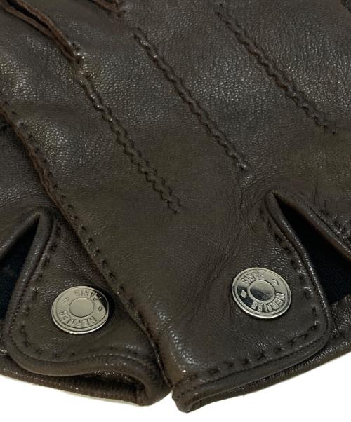 HERMES（エルメス）HERMES (エルメス) セリエレザー手袋 サイズ:不明(実寸をご参照下さい)の古着・服飾アイテム