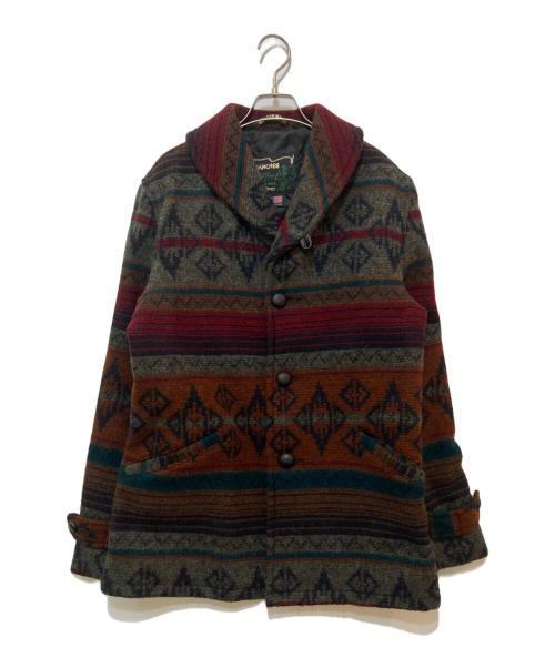 SCHOTT BROS.（ショット）SCHOTT BROS. (ショットブロス) ブランケットジャケット レッド サイズ:38の古着・服飾アイテム