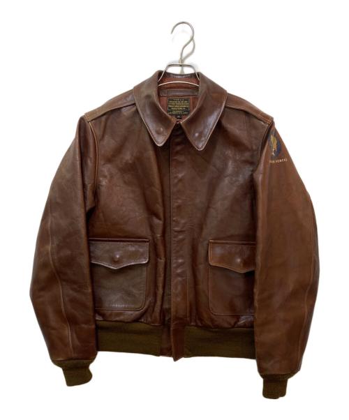 BUZZ RICKSON'S（バズリクソンズ）BUZZ RICKSON'S (バズリクソンズ) Type A-2レザージャケット ブラウン サイズ:40の古着・服飾アイテム