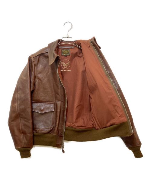 BUZZ RICKSON'S（バズリクソンズ）BUZZ RICKSON'S (バズリクソンズ) Type A-2レザージャケット ブラウン サイズ:40の古着・服飾アイテム